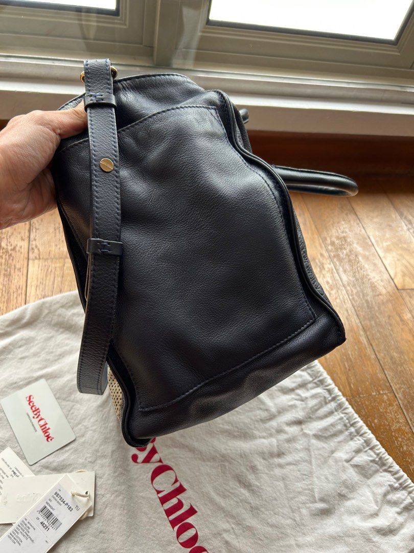 Chloe navy bag best sale