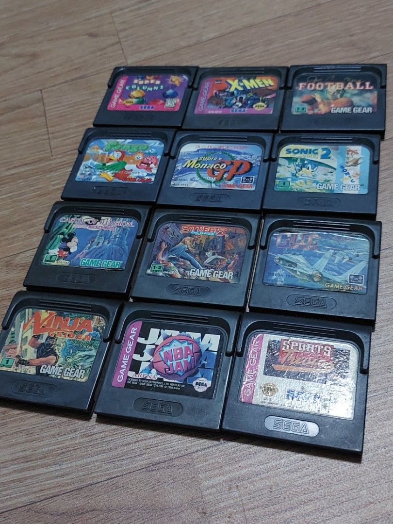 Sega Game Gear vintage Games, Video Gaming, Video Games, Others on