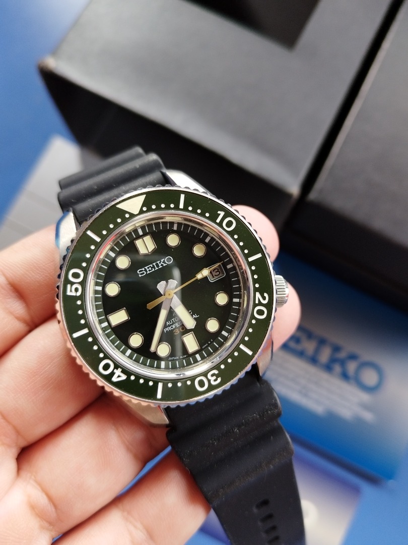 Seiko MarineMaster 300M SLA019 Green LE 1968 44mm Auto Luxury