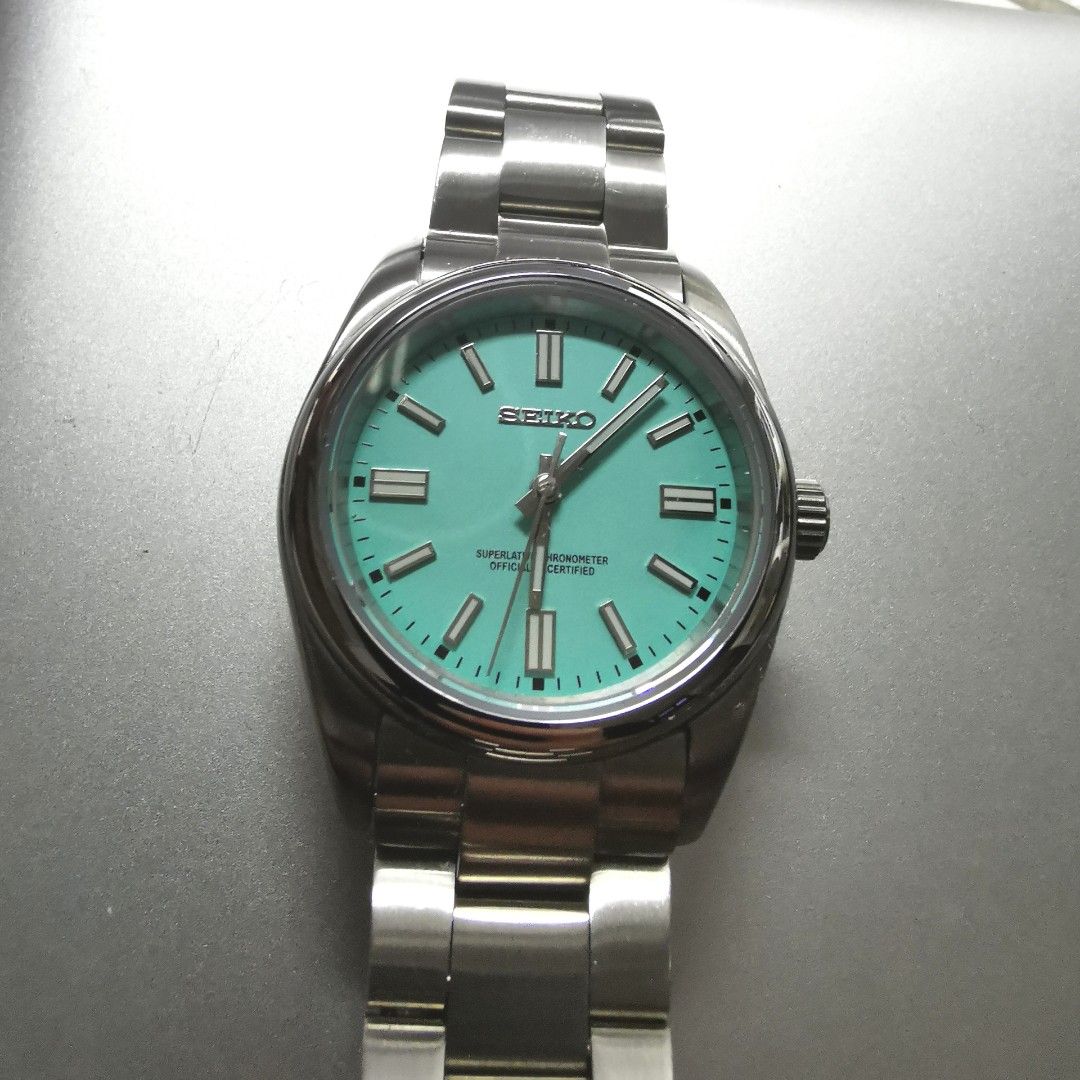 Seiko Mod Datejust Oyster Perpetual True Tiffany blue 36mm NH35