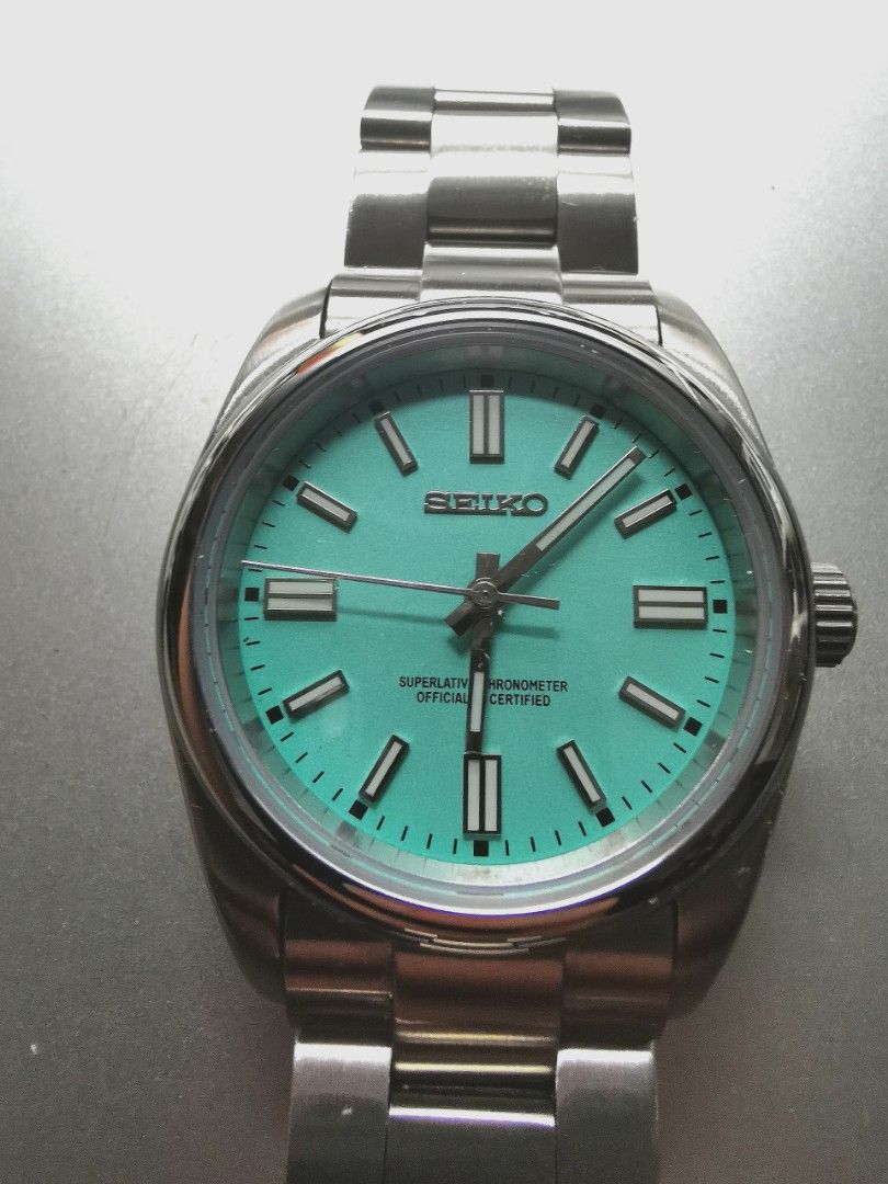 Seiko Mod Datejust Oyster Perpetual True Tiffany blue 36mm NH35