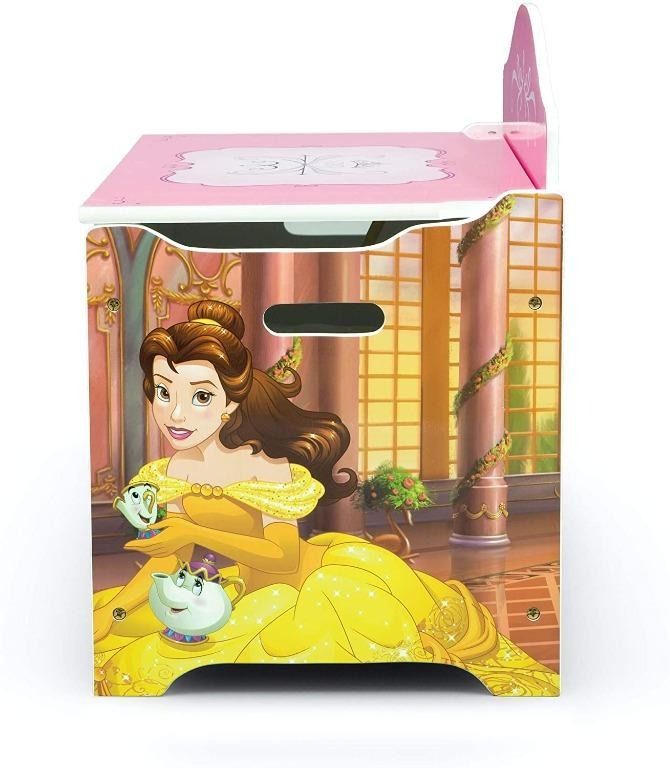 SG stock Delta Children Deluxe Toy Box Disney Princess Babies
