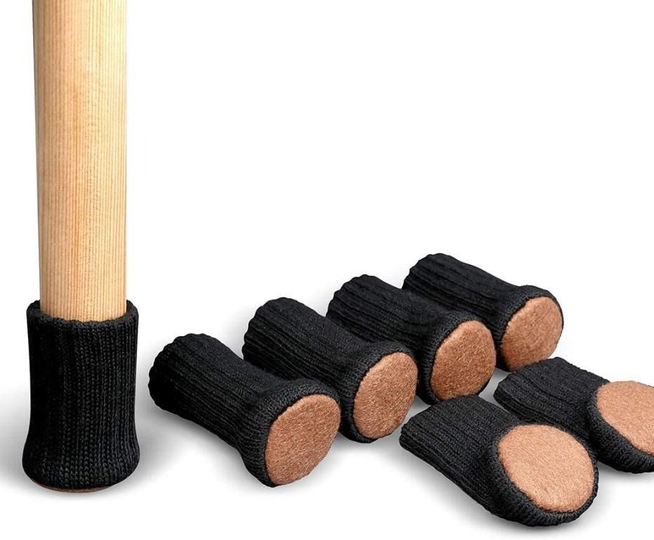 Ezprotekt 24pcs furniture pads high elastic hotsell chair leg socks covers furniture caps set