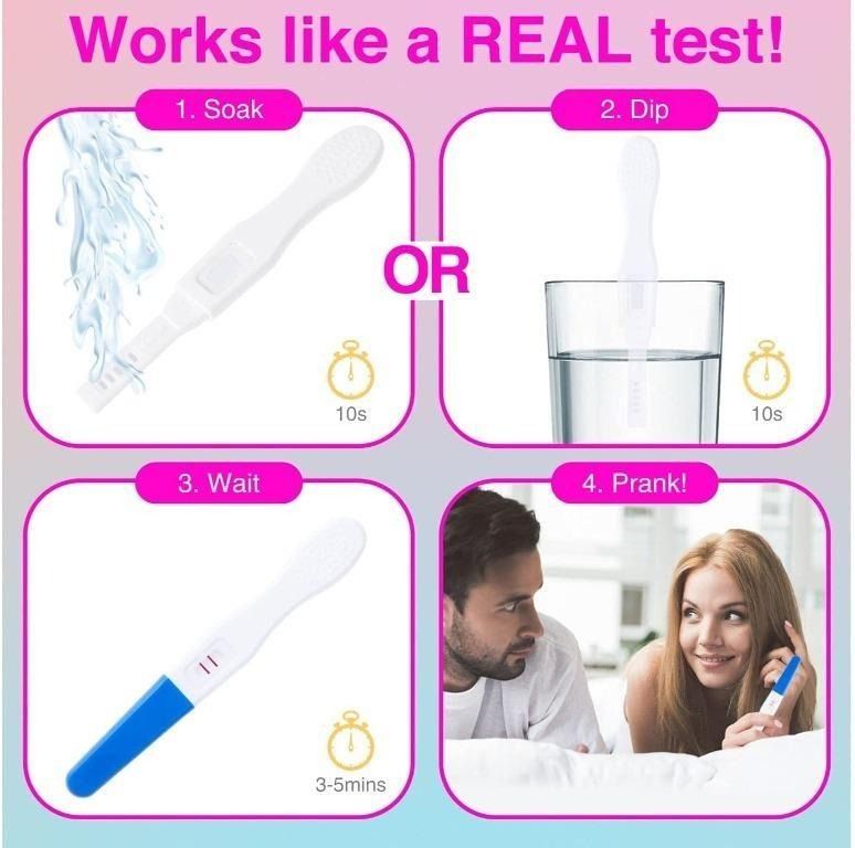[SG stock] Fake Pregnancy Test Positive Prank, Practical Joke, Gag, 2