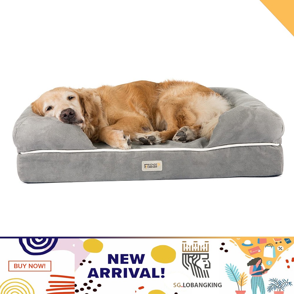 [SG stock] Friends Forever Orthopedic Dog Bed Lounge Sofa Removable