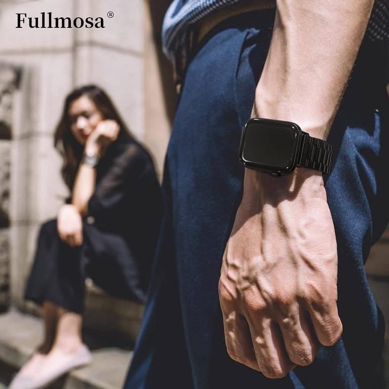 SG stock Fullmosa Stainless Steel Watch Band Compatible for