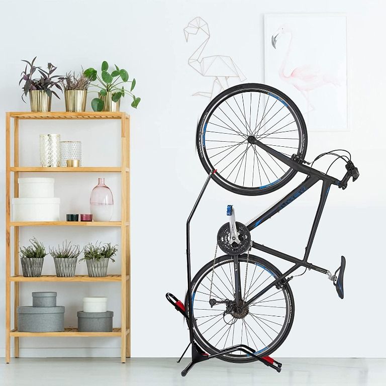 Vertical bike rack hot sale floor stand