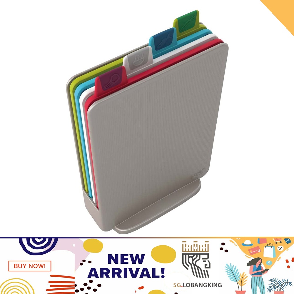 [sg stock] Joseph Joseph Index Chopping Board Set Mini, Silver