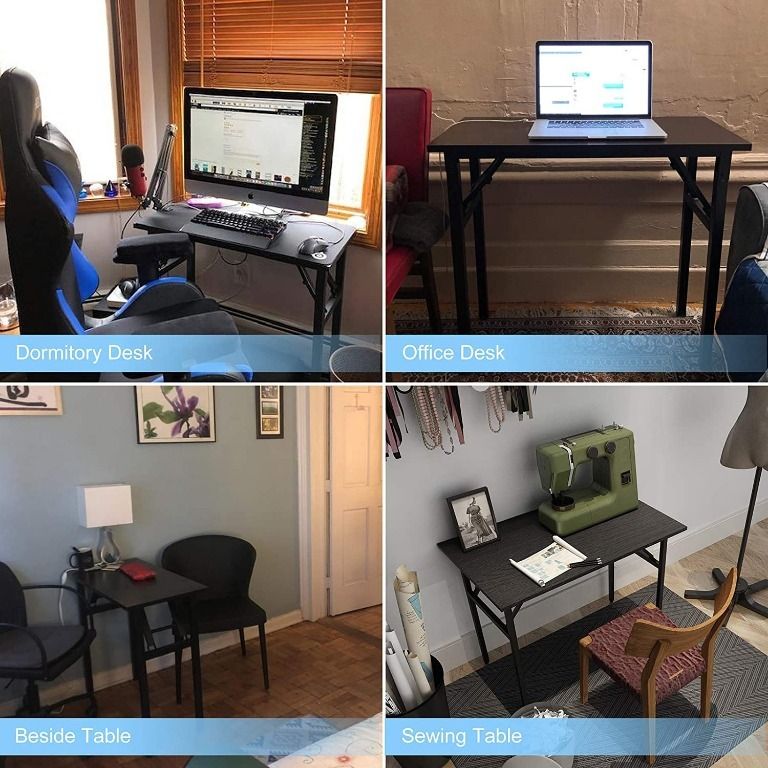 sg stock Need Folding Desk 80cm Length No Assembly Foldable Small