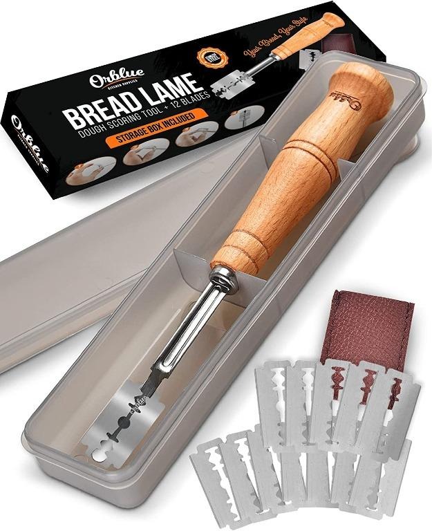 Bread Cutter Bread Lame Bread Scoring Tool Dough Bread Scoring Knife Tool  With 5 Blades & Leather Cover