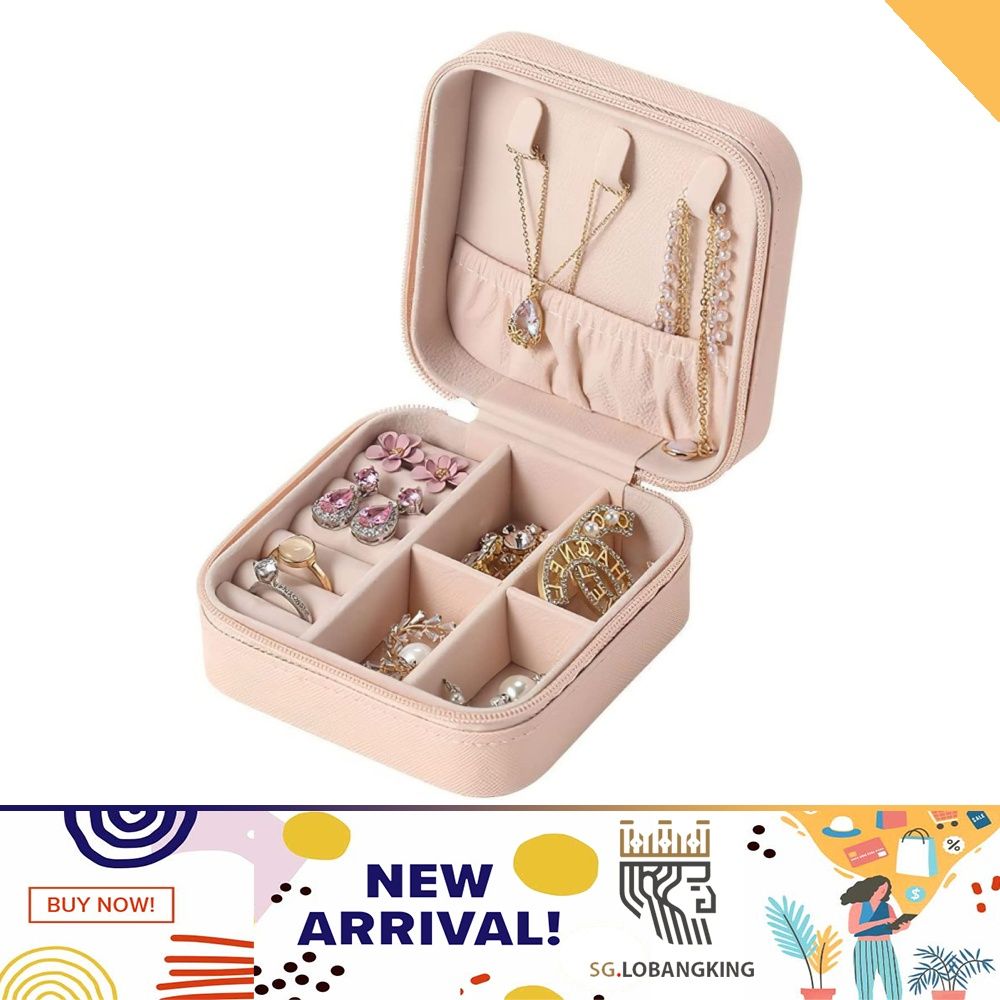 sg stock] Portable Jewelry Organizer, 2 Layer Display Storage