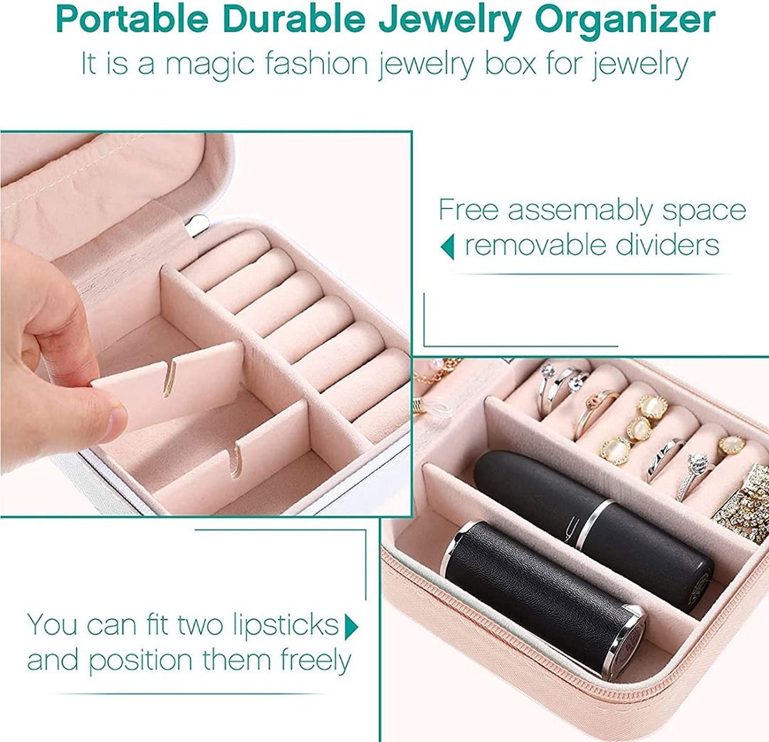 sg stock] Portable Jewelry Organizer, 2 Layer Display Storage