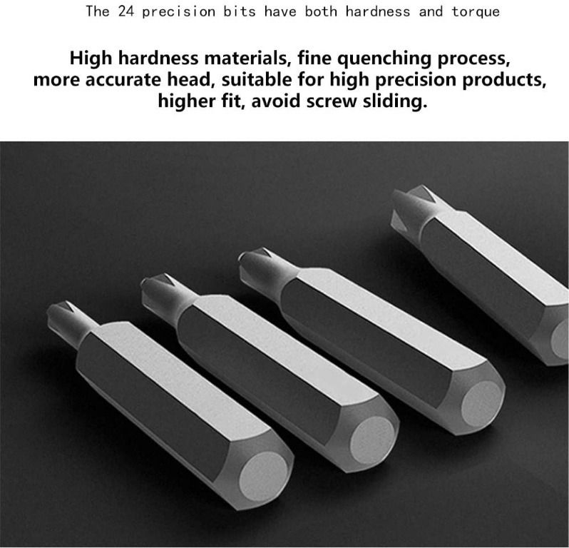 [sg stock] Precision Screwdriver Set,Daily Use Screwdriver Kit 24