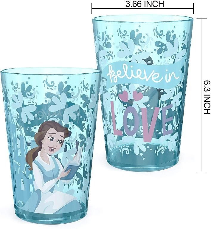 2 Pack Zak Disney Princess Rapunzel Jasmine Moana Sippy Drinking Cups  Bottles