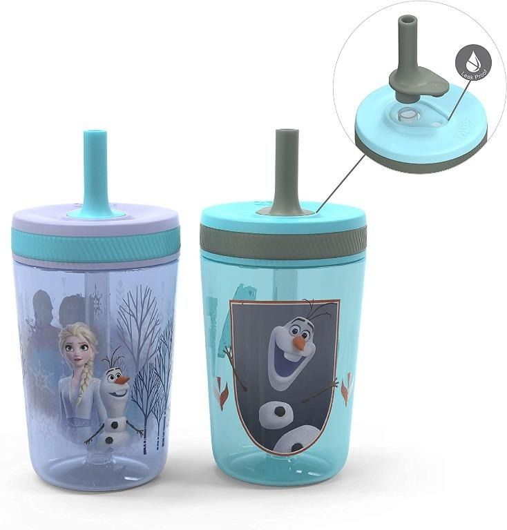 Zak Designs Disney Lilo and Stitch Kelso Tumbler Set Leak-Proof