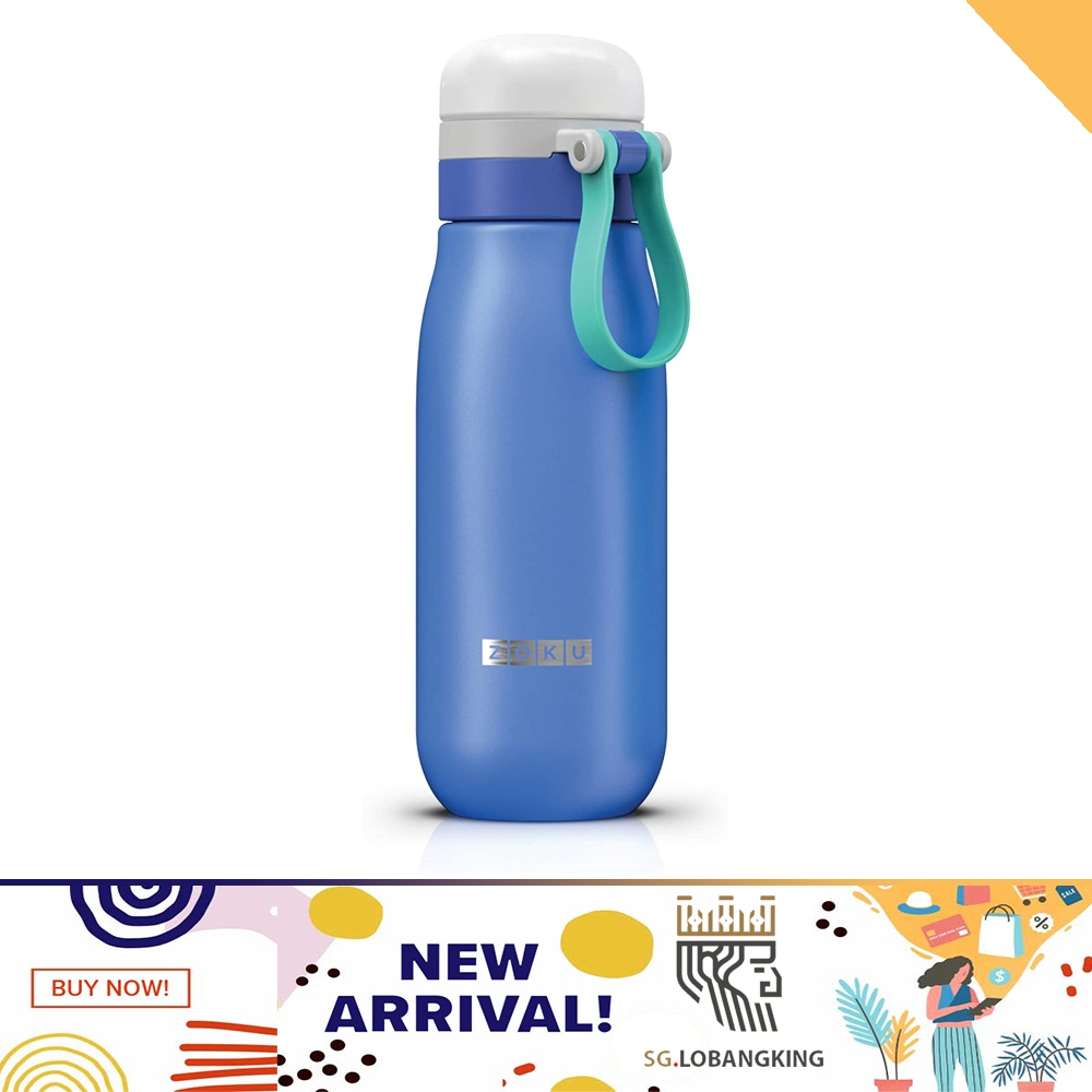 Zoku Ultralight Stainless Steel Bottle Blue