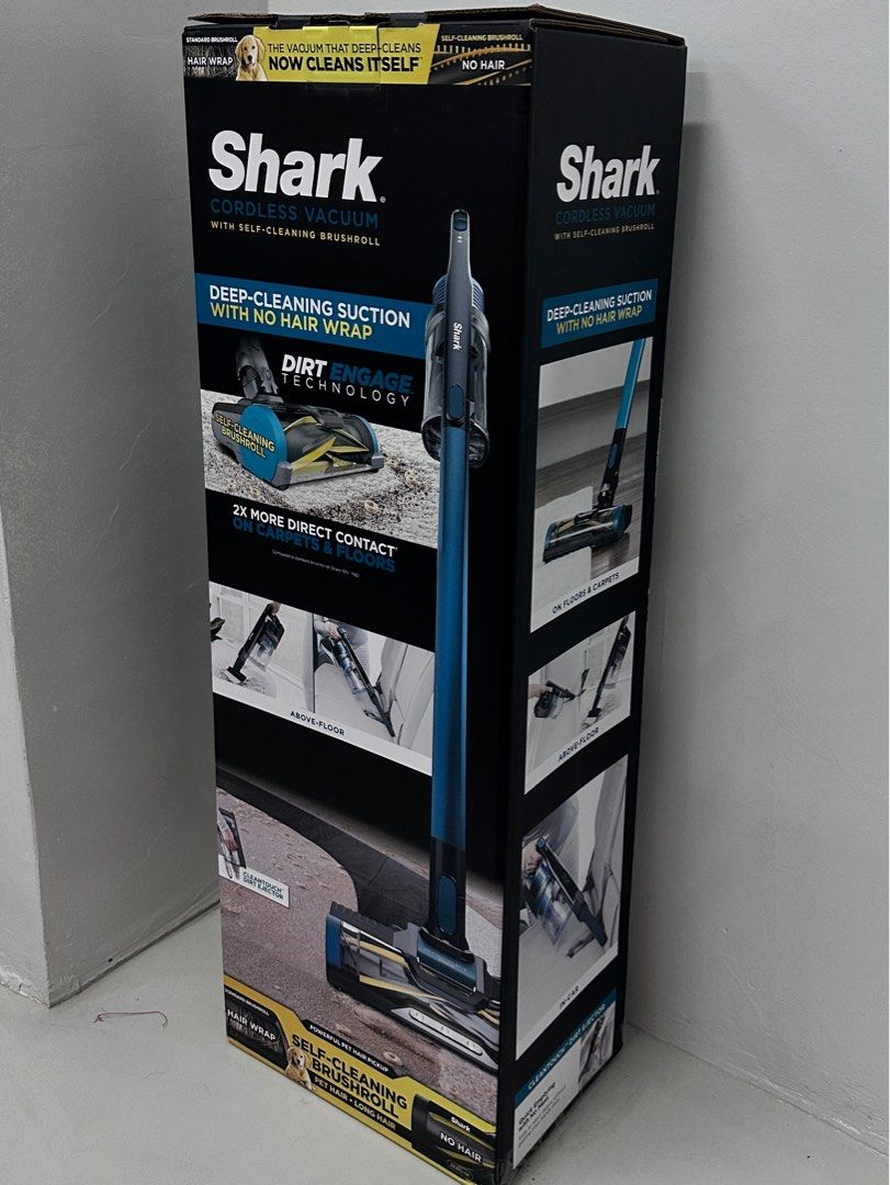 Shark cordless vacuum with self cleaning brush roll, TV & Home