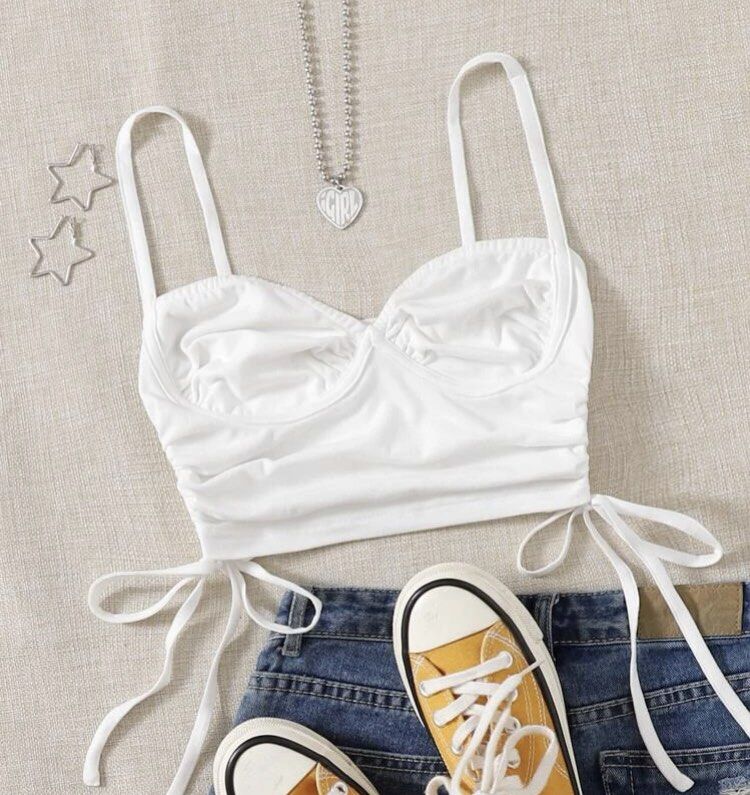 Shein Crop Top (Category: Others Tops) located in Antipolo. Submitted by random.findss (Listing ID 1214287362, Image 1). Description: - not used - rfs: does not fit.