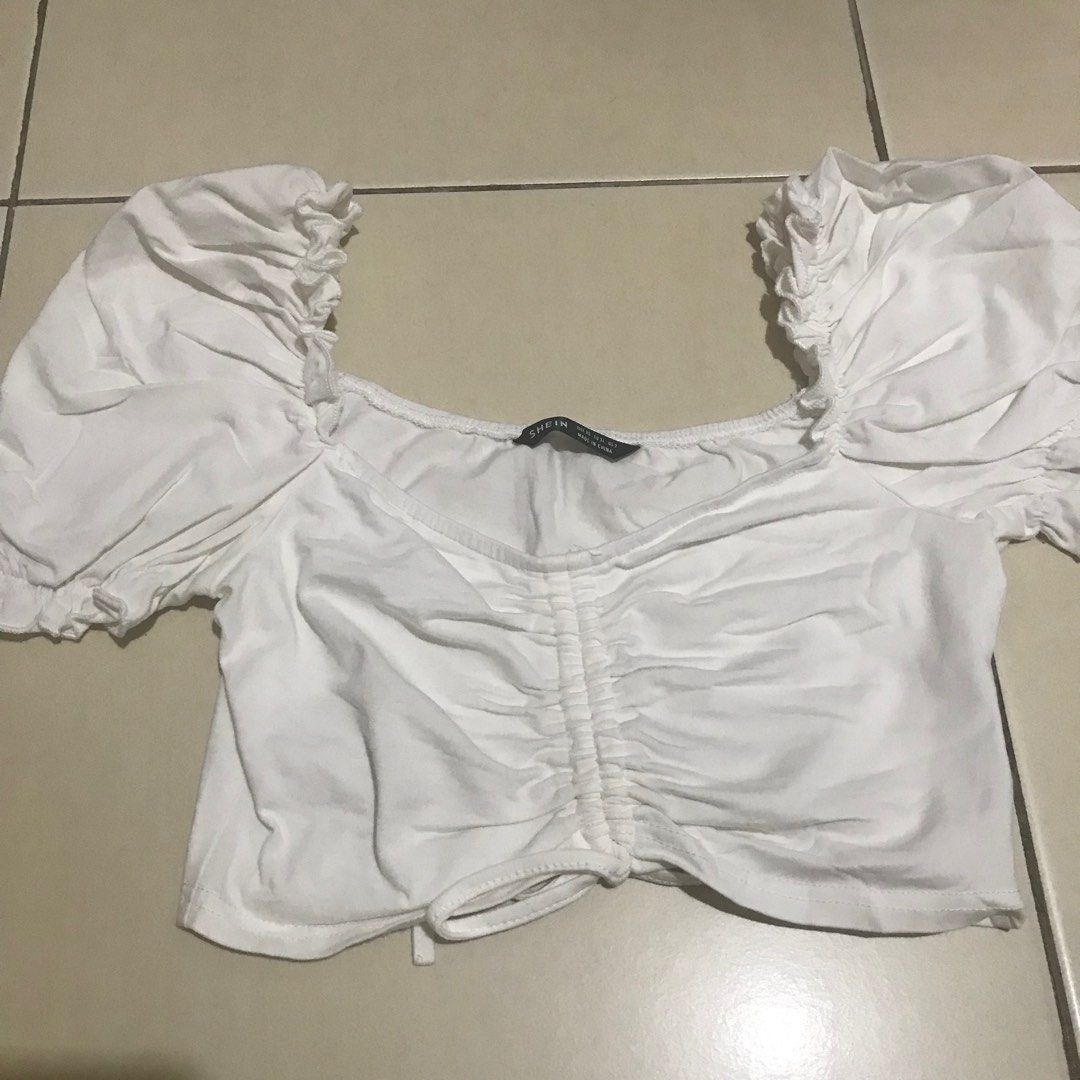 Shein Crop Top (Category: Others Tops) located in Antipolo. Submitted by random.findss (Listing ID 1214287564, Image 3). Description: - used once - xs so cutee.