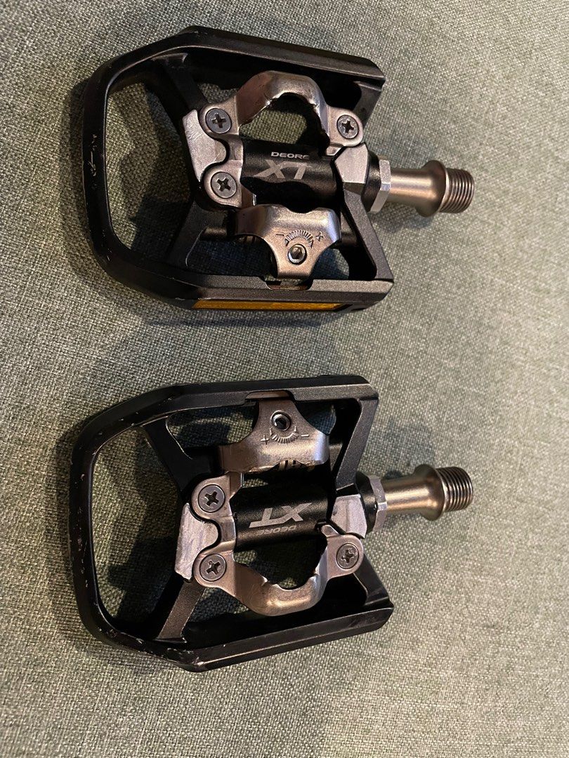 Shimano XT SPD trekking pedals Sports Equipment Bicycles Parts