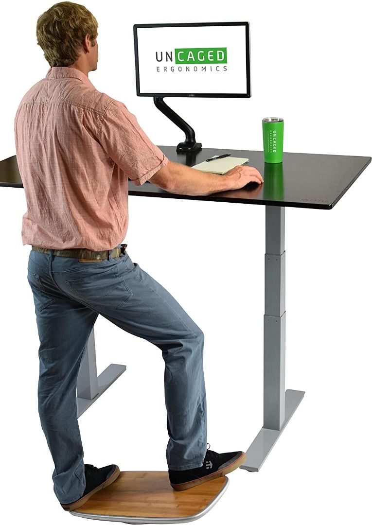 Single Computer Monitor Arm with 2 USB Ports adjustable height ...