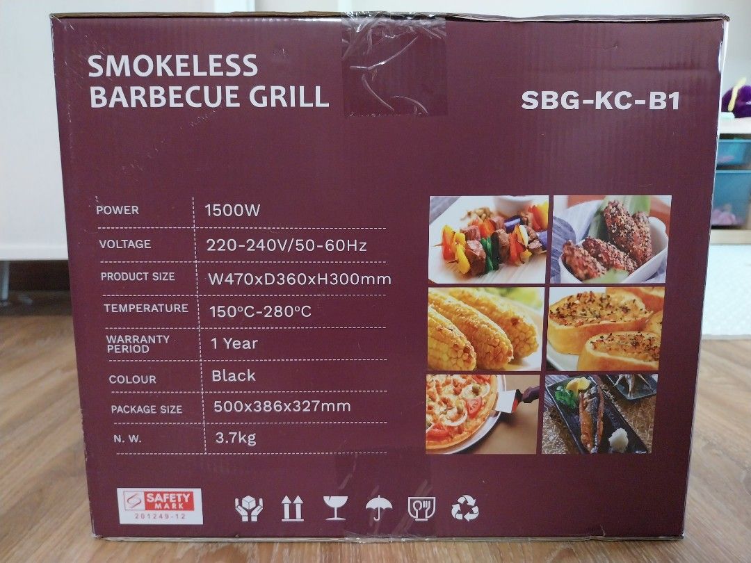 SMOKELESS BARBEQUE GRILL (KITH BY CASA), TV & Home Appliances, Kitchen