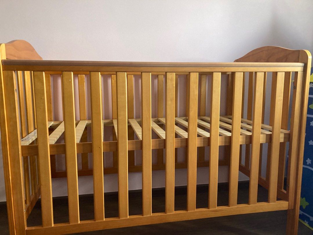 Solid wooden cot from Mothercare, Babies & Kids, Baby Nursery & Kids