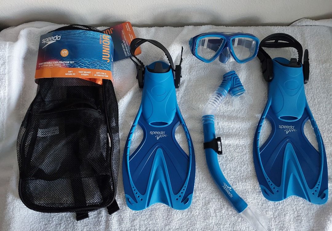Speedo dive snorkel set junior hotsell