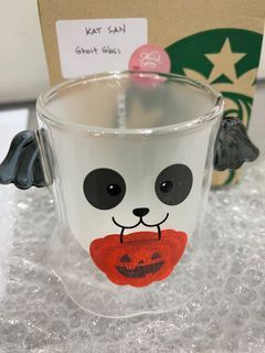 starbucks dalmatian ghost glass