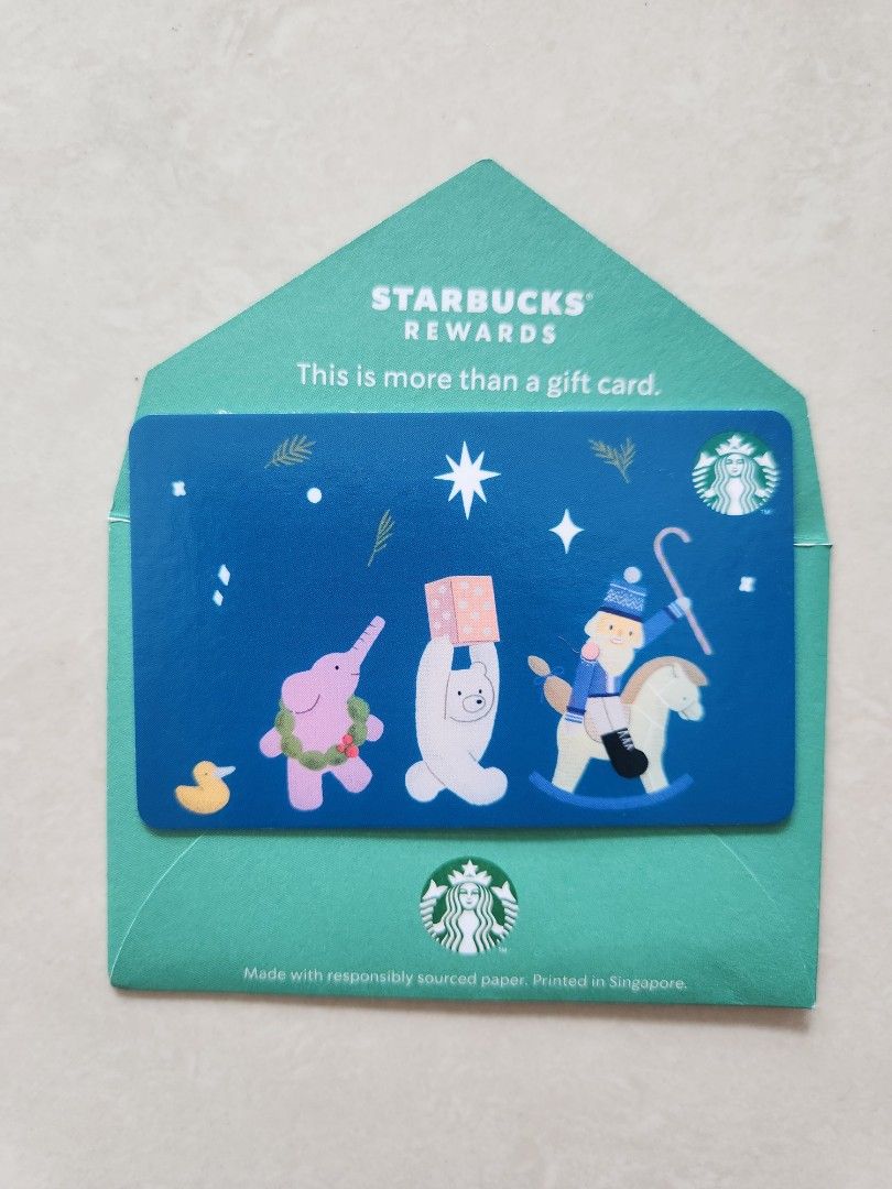 Starbucks Singapore Christmas Card, Tickets & Vouchers, Store Credits