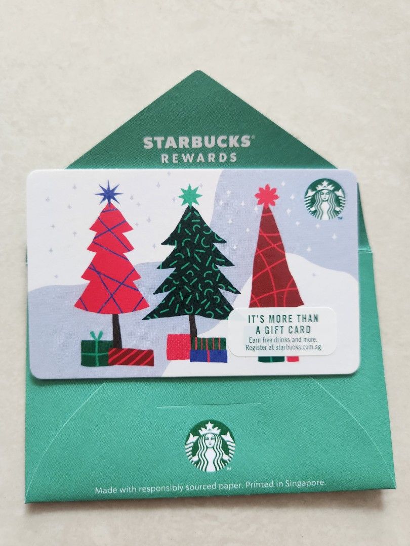 Starbucks Singapore Christmas Card, Tickets & Vouchers, Store Credits