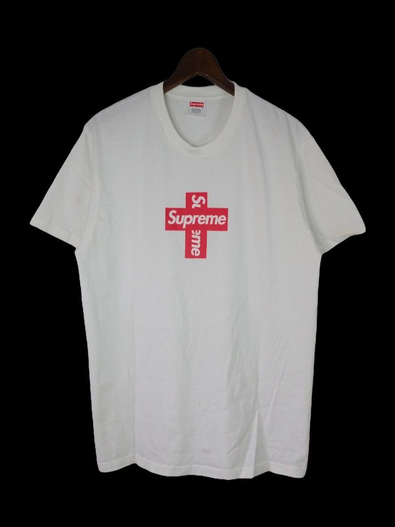 Supreme cross logo shirt