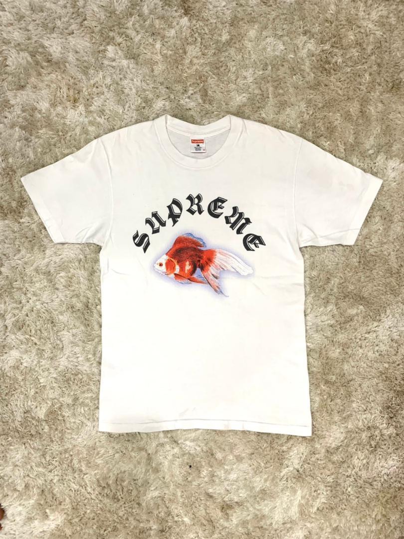 Supreme Sasquatchfabrix Goldfish Tee Men s Fashion Activewear on