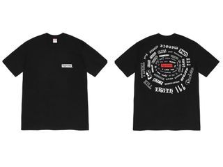 Supreme Spiral Tee - Black