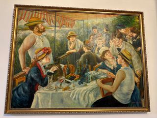 The Luncheon of The Boating Party, 1881 Wall Art  by Pierre Auguste Renoir replica