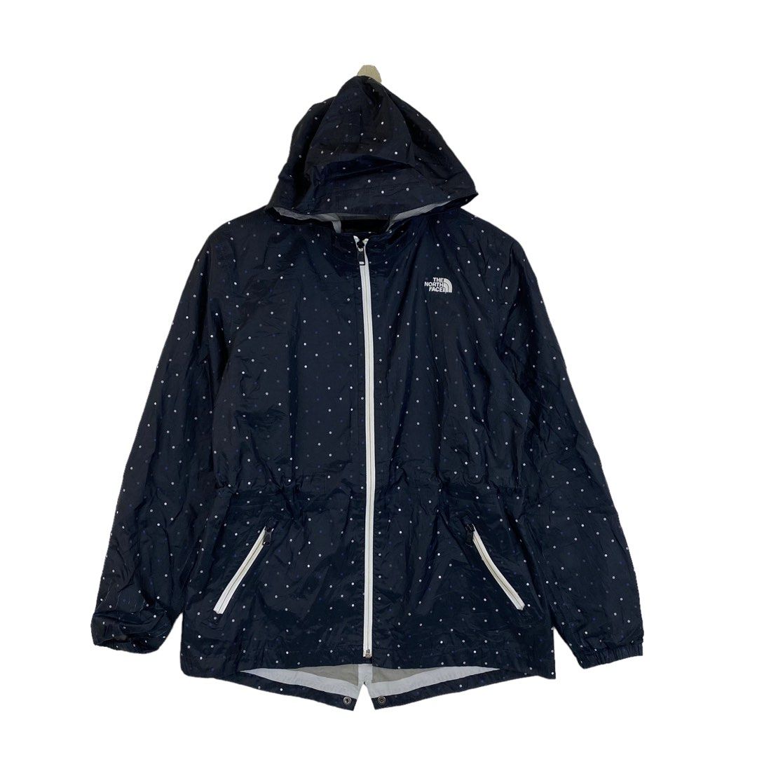 Polka dot north face coat top