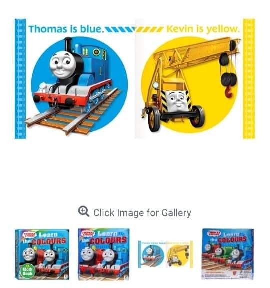 Thomas & Friends Learn Colours, Hobbies & Toys, Books & Magazines, Children's Books on Carousell