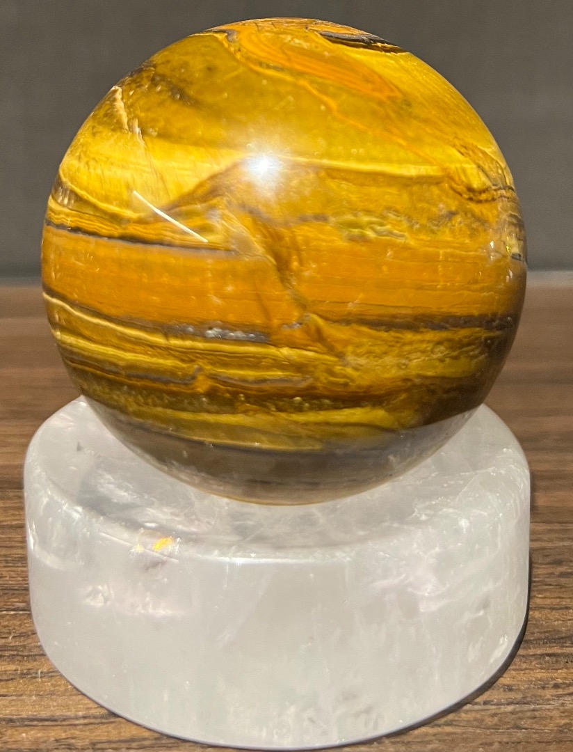 Tiger Eye Sphere, Women's Fashion, Jewelry & Organisers, Precious ...