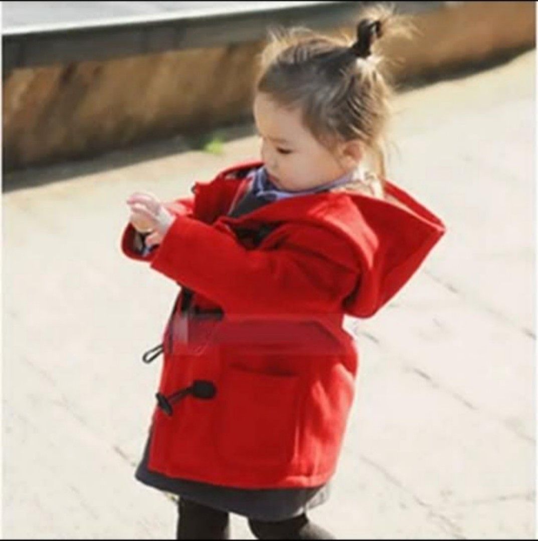 Girls red new arrivals winter jacket
