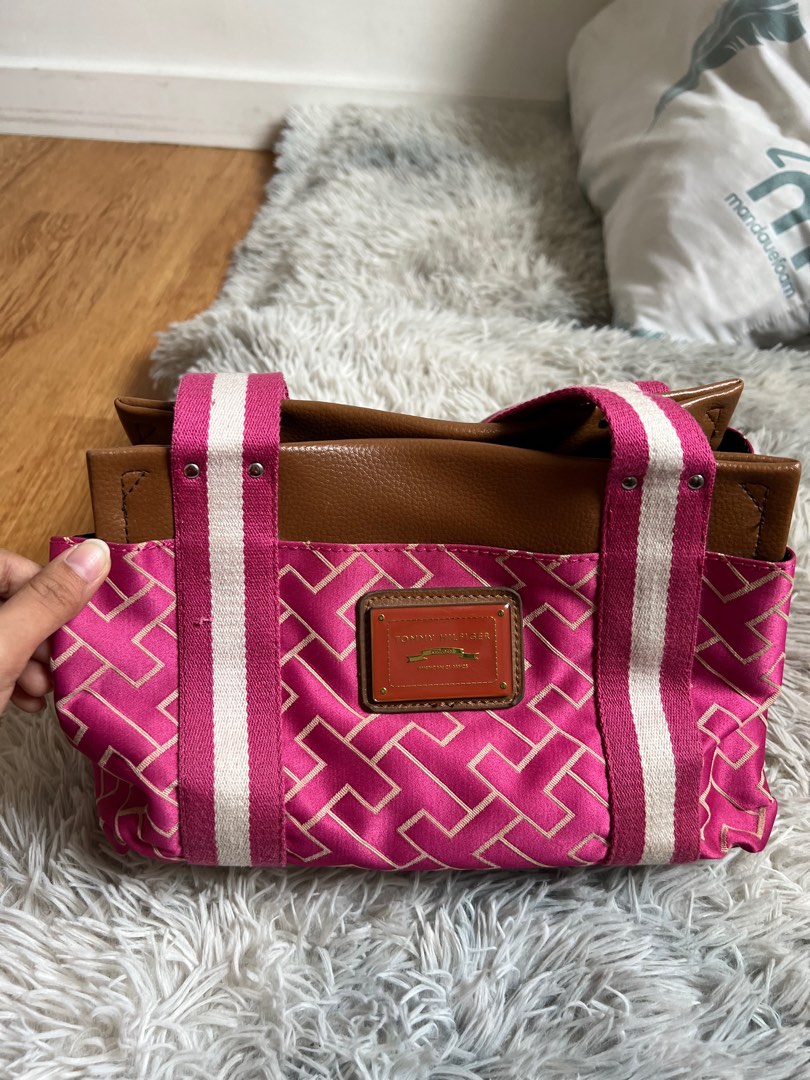 Tommy Hilfiger Pink Satchel Mini Bag on Carousell