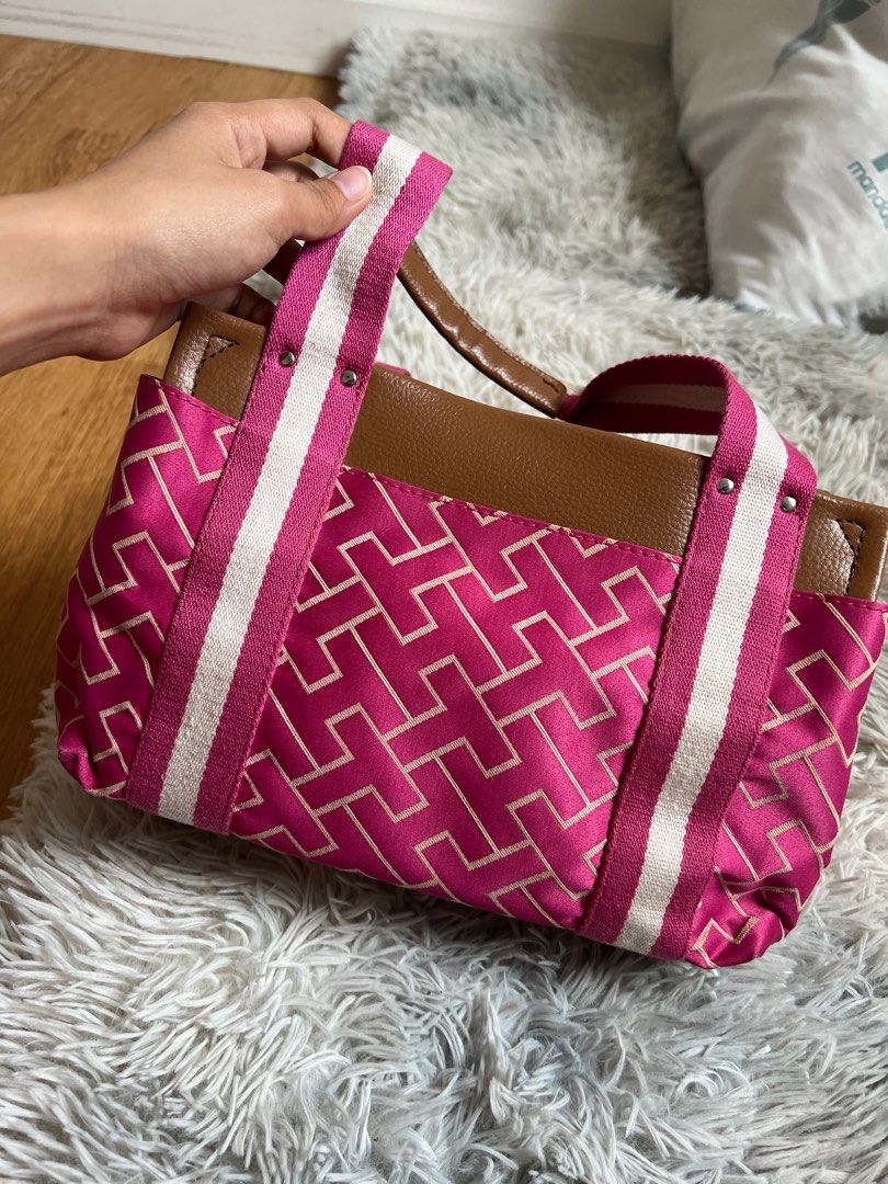 Tommy Hilfiger Pink Satchel Mini Bag on Carousell