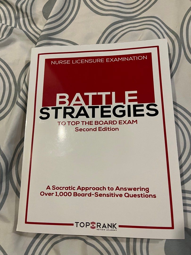 TOPRANK BATTLE STRATEGIES, Hobbies & Toys, Books & Magazines, Textbooks