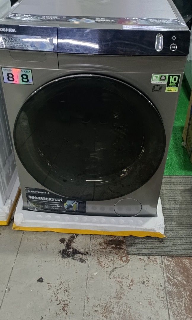 Toshiba Front Load Washing Machine 8kg Mode of payment Cash Gcash Card