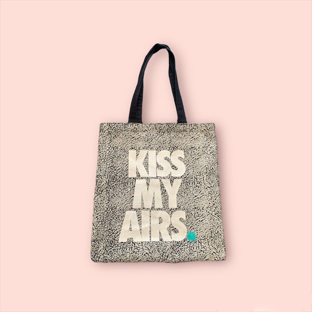 Kiss my best sale airs tote bag