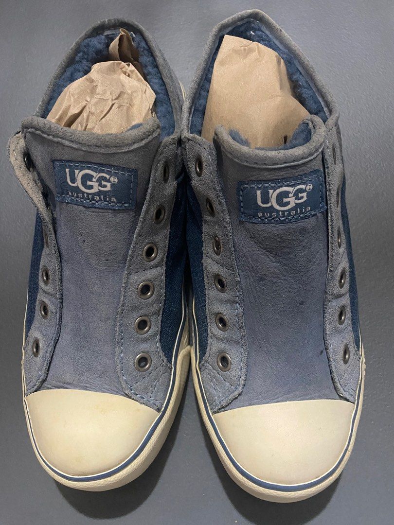 Blue ugg sneakers clearance