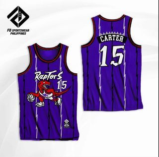 Vince Carter Toronto Raptors Champion Jersey 48 XL NWT Dino Vintage RARE