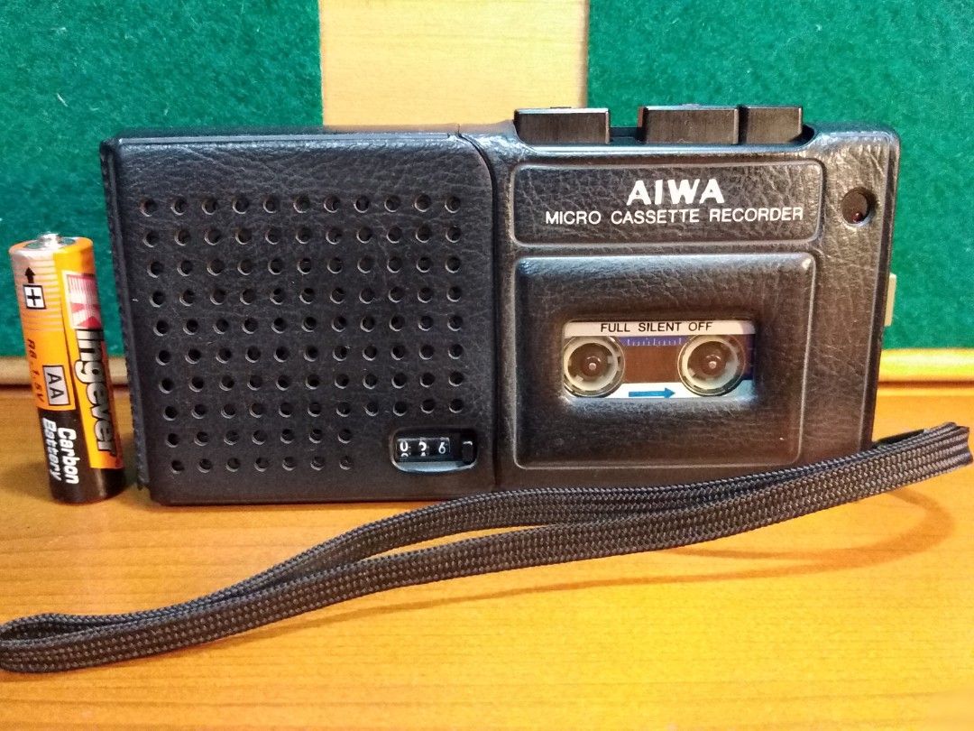 VINTAGE!!! Aiwa TPM10 Micro Cassette Recorder, Audio, Portable Music