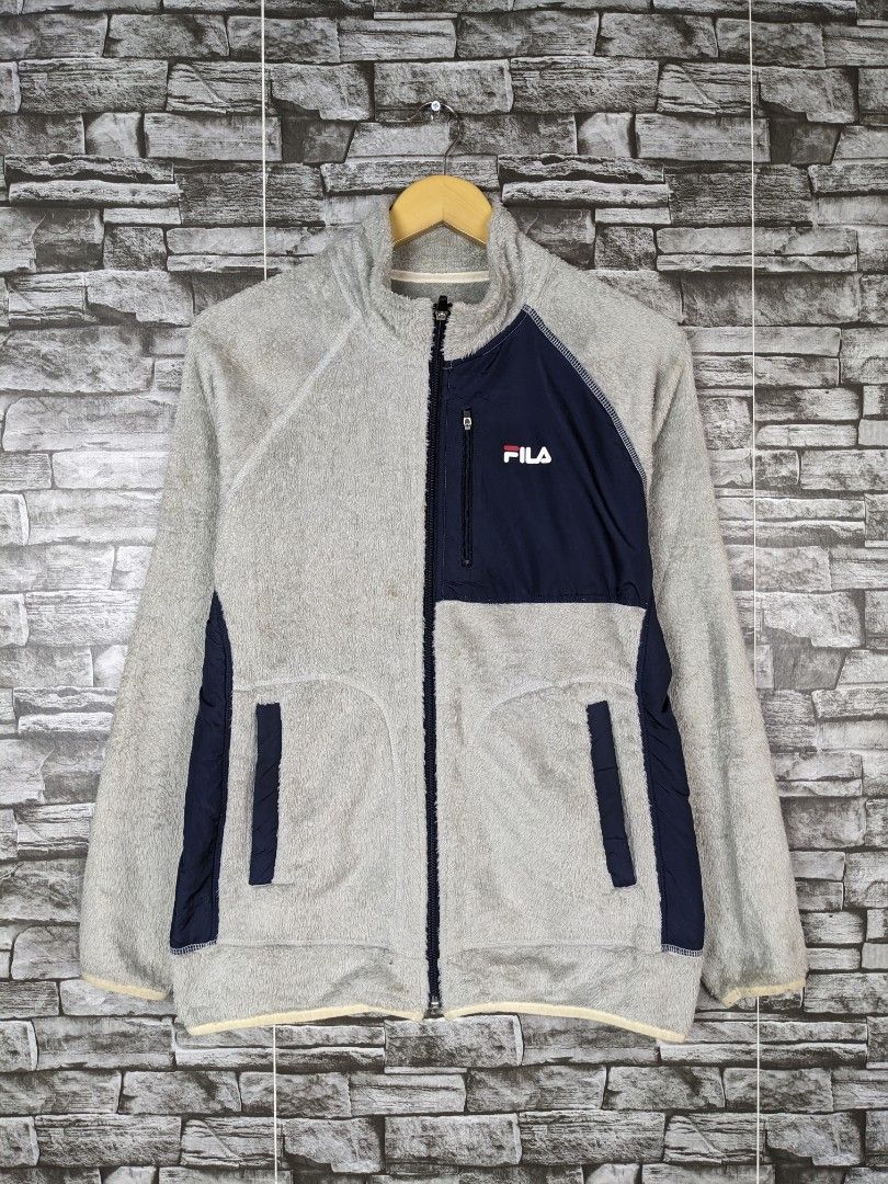 Fila shop fuzzy jacket
