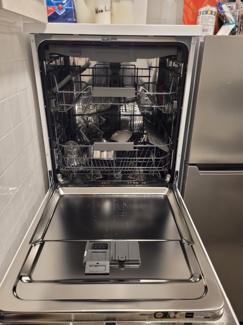 Whirlpool 6th Sense Dishwasher 惠而浦 「第6感」洗碗碟機, 家庭電器, 廚房電器, 洗碗碟機 Carousell