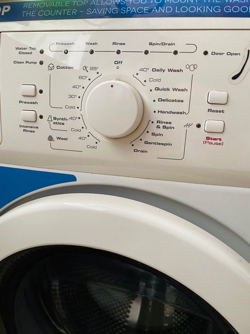 Whirlpool washing machine 7.5kg, TV & Home Appliances, Washing Machines